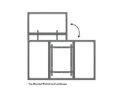 Multibrackets M Pro 75" Large B2B Digital Signage Display Enclosure – Black | 7350105219689 Signage Display Enclosures Multibrackets