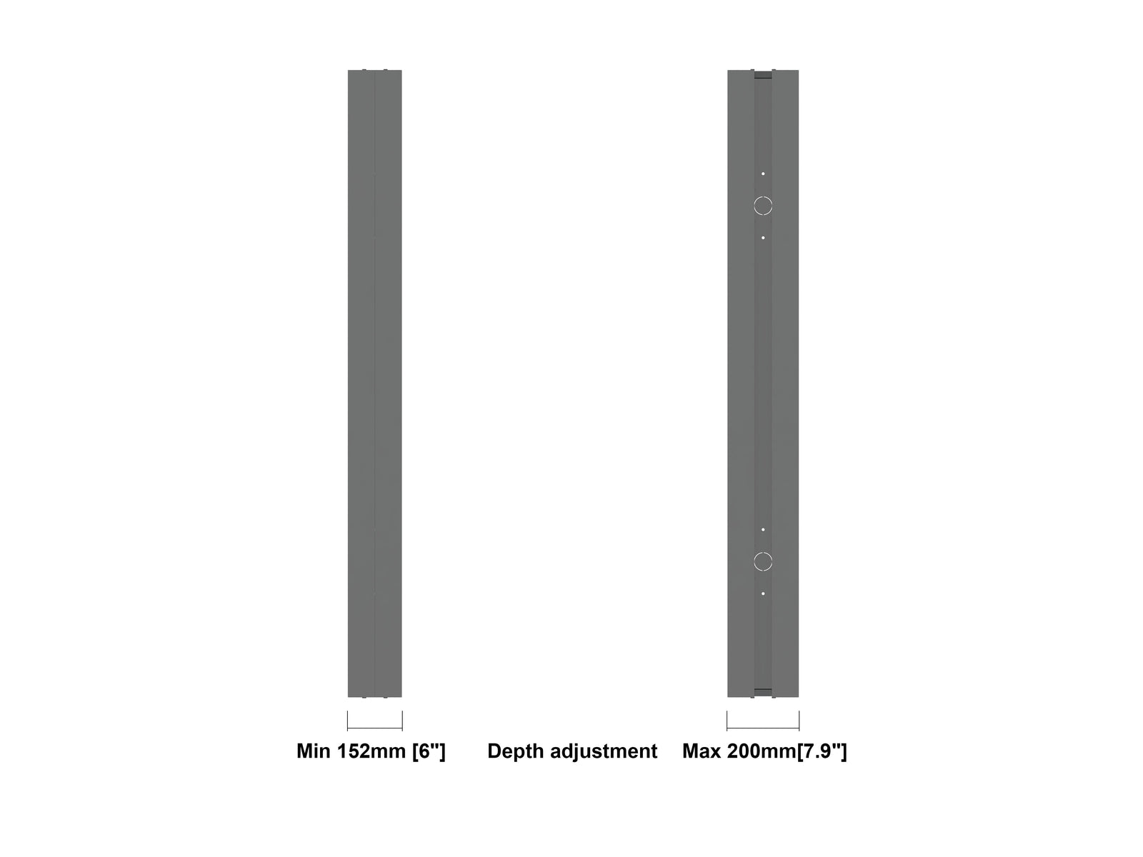 Multibrackets M Pro 75" Large B2B Digital Signage Display Enclosure – Black | 7350105219689 Signage Display Enclosures Multibrackets