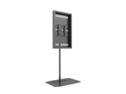 Multibrackets M Pro Series 43" Single Pole Floorbase Digital Signage Enclosure – Black | 7350105219764 Signage Display Enclosures Multibrackets
