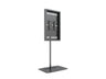 Multibrackets M Pro Series 43" Single Pole Floorbase Digital Signage Enclosure – Black | 7350105219764
