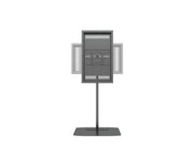 Multibrackets M Pro Series 43" Single Pole Floorbase Digital Signage Enclosure – Black | 7350105219764 Signage Display Enclosures Multibrackets