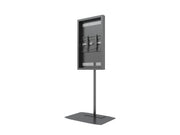 Multibrackets M Pro Series 43" Single Pole Floorbase Digital Signage Enclosure – Black | 7350105219764 Signage Display Enclosures Multibrackets