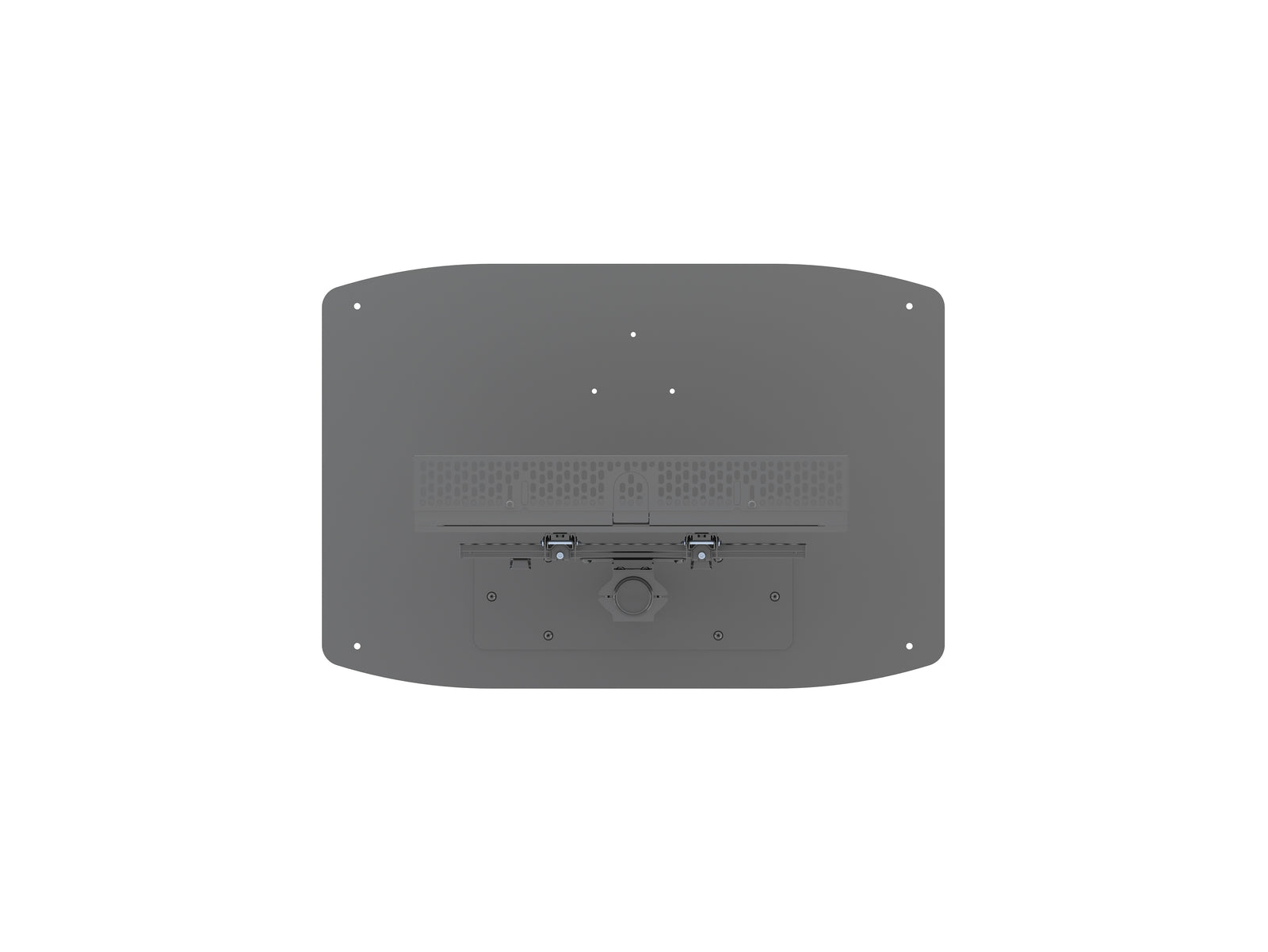 Multibrackets M Pro Series 43" Single Pole Floorbase Digital Signage Enclosure – Black | 7350105219764 Signage Display Enclosures Multibrackets