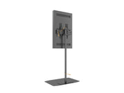 Multibrackets M Pro Series 43" Single Pole Floorbase Digital Signage Enclosure – Black | 7350105219764 Signage Display Enclosures Multibrackets