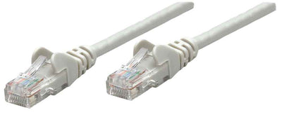 Intellinet Cat5e 0.25m Grey CCA U/UTP PVC RJ45 Network Patch Cable | 737302 LAN / Ethernet Cable Intellinet