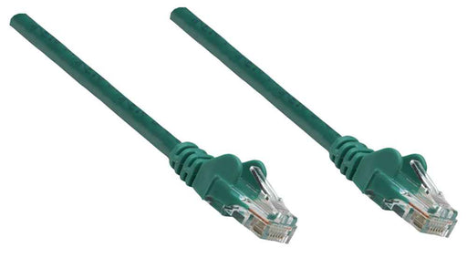 Intellinet Cat5e 0.25m Green CCA U/UTP PVC RJ45 Network Patch Cable | 737340 Ethernet Cable Intellinet