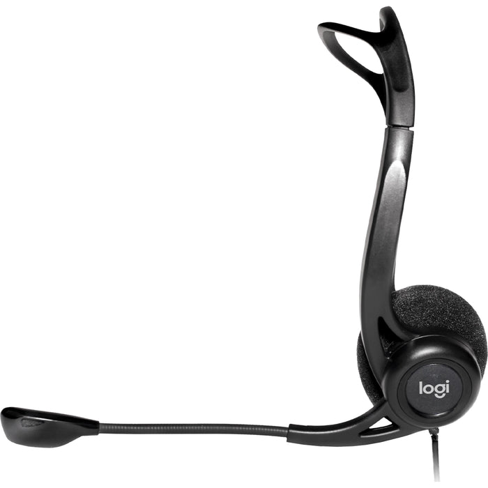 Logitech 960 USB Computer Headset Wired Black Headset | 915-000308