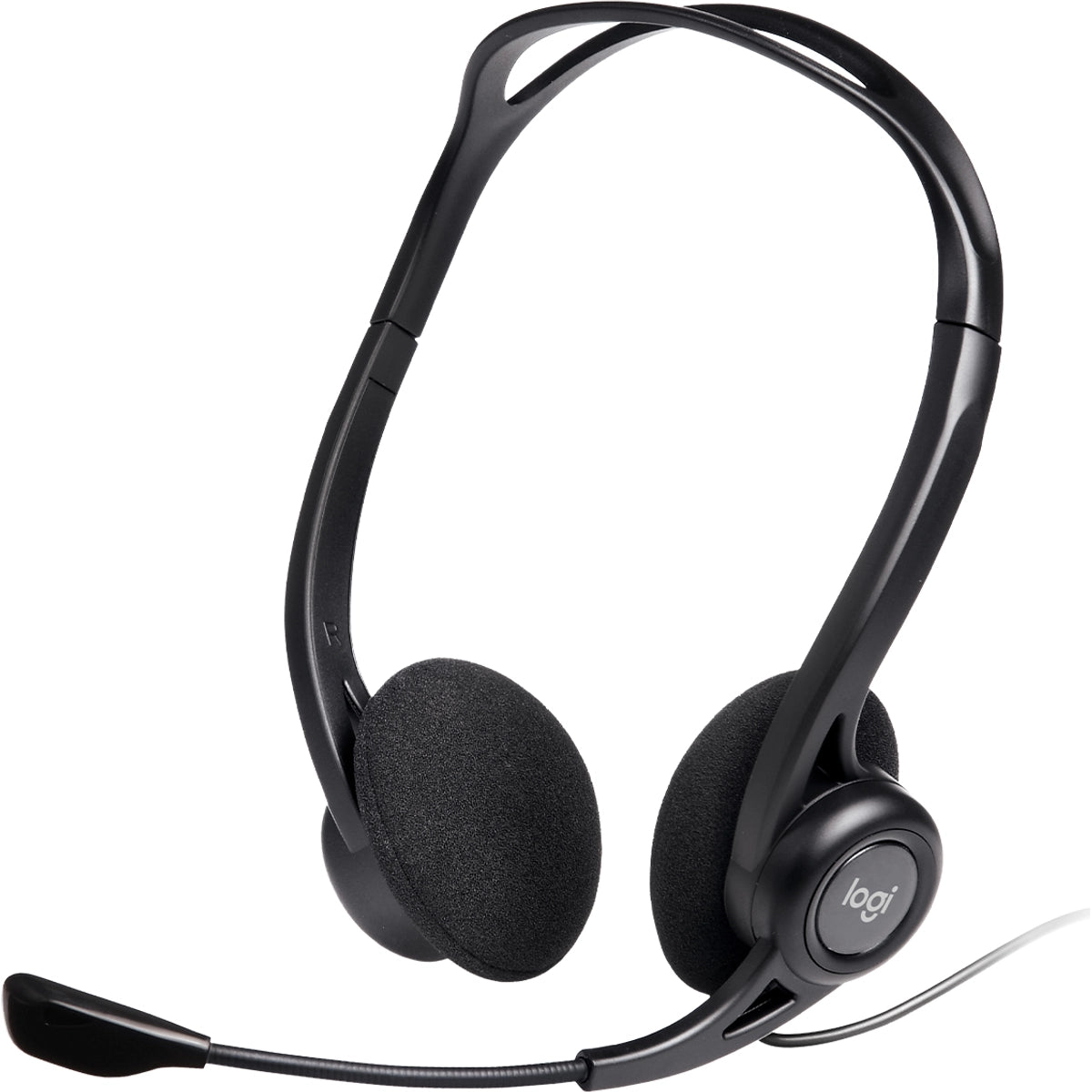 Logitech 960 USB Computer Headset Wired Black Headset | 915-000308 Headset Logitech
