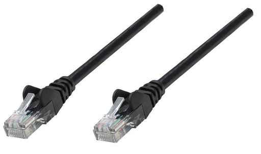 Intellinet Cat6 0.25m Black CCA U/UTP PVC RJ45 Network Patch Cable | 739917 Ethernet Cable Intellinet
