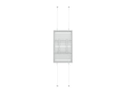 Multibrackets M Pro Series Enclosure 55" Wire F2C Medium White Signage Display Enclosures Multibrackets
