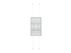 Multibrackets M Pro Series Enclosure 55" Wire F2C Medium White Signage Display Enclosures Multibrackets