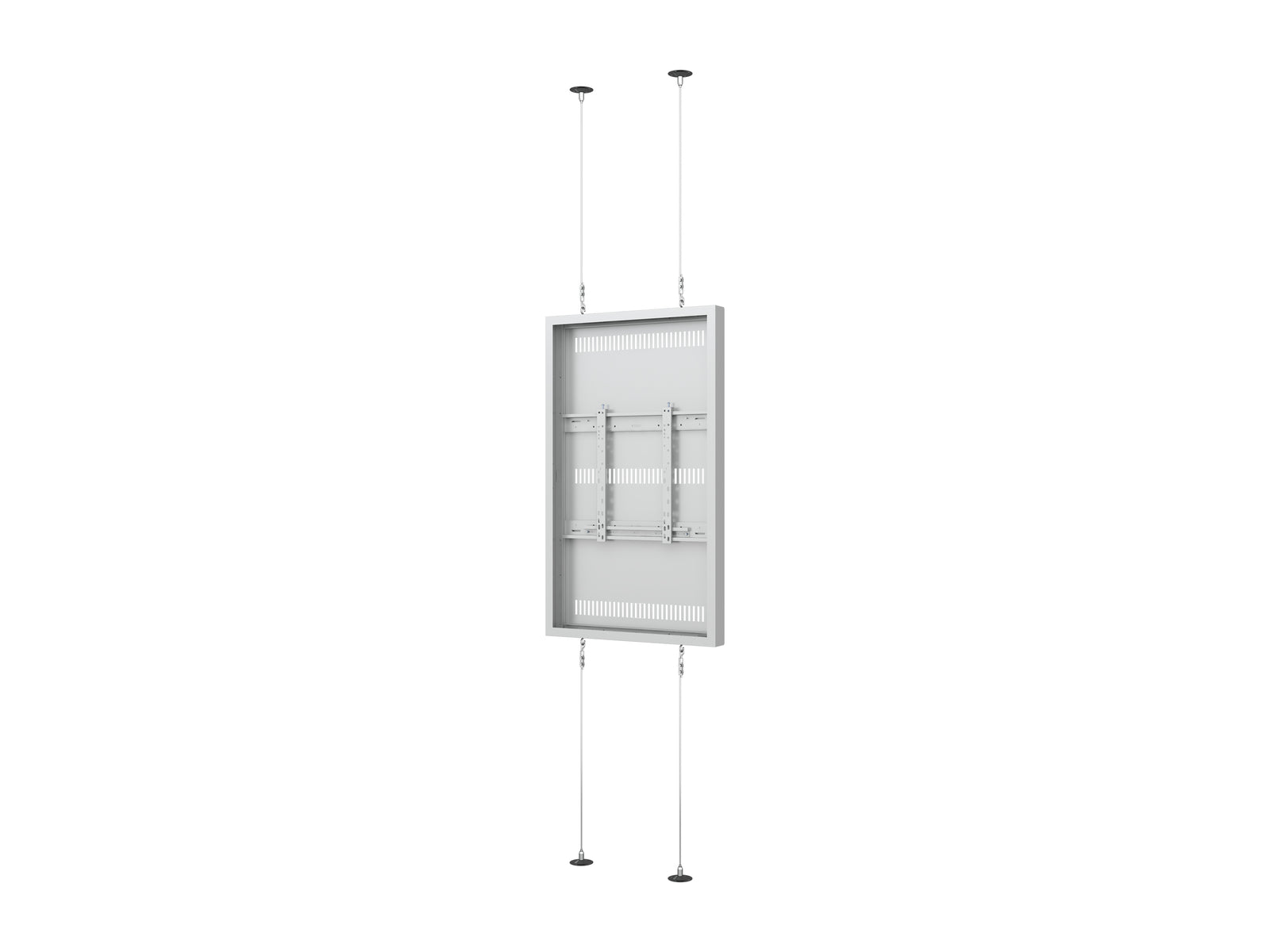 Multibrackets M Pro Series Enclosure 55" Wire F2C Medium White Signage Display Enclosures Multibrackets