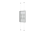 Multibrackets M Pro Series Enclosure 55" Wire F2C Medium White Signage Display Enclosures Multibrackets
