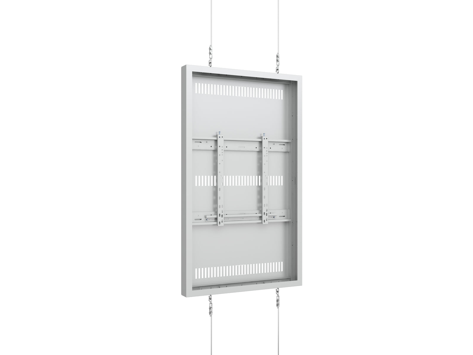 Multibrackets M Pro Series Enclosure 55" Wire F2C Medium White Signage Display Enclosures Multibrackets