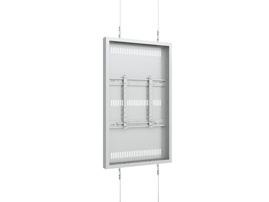 Multibrackets M Pro Series Enclosure 55" Wire F2C Medium White Signage Display Enclosures Multibrackets