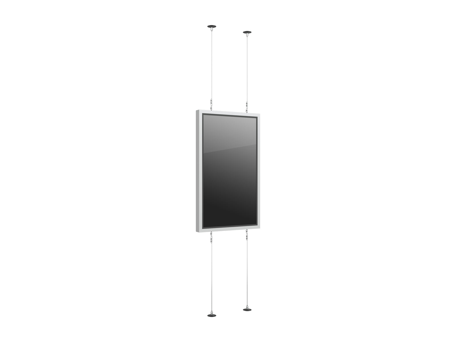 Multibrackets M Pro Series Enclosure 55" Wire F2C Medium White Signage Display Enclosures Multibrackets