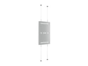 Multibrackets M Pro Series Enclosure 55" Wire F2C Medium White Signage Display Enclosures Multibrackets