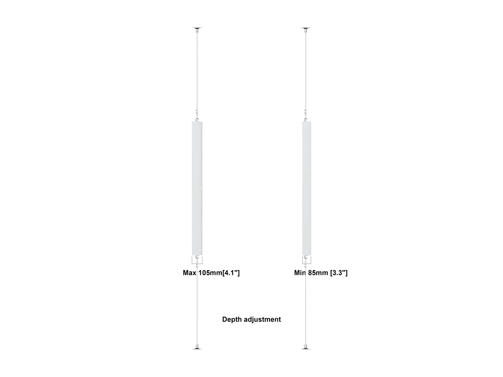 Multibrackets M Pro Series Enclosure 55" Wire F2C Medium White Signage Display Enclosures Multibrackets