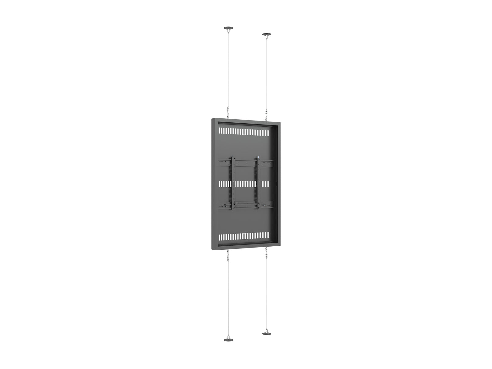 Multibrackets M Pro Series Enclosure 55" Wire F2C Medium Black Signage Display Enclosures Multibrackets
