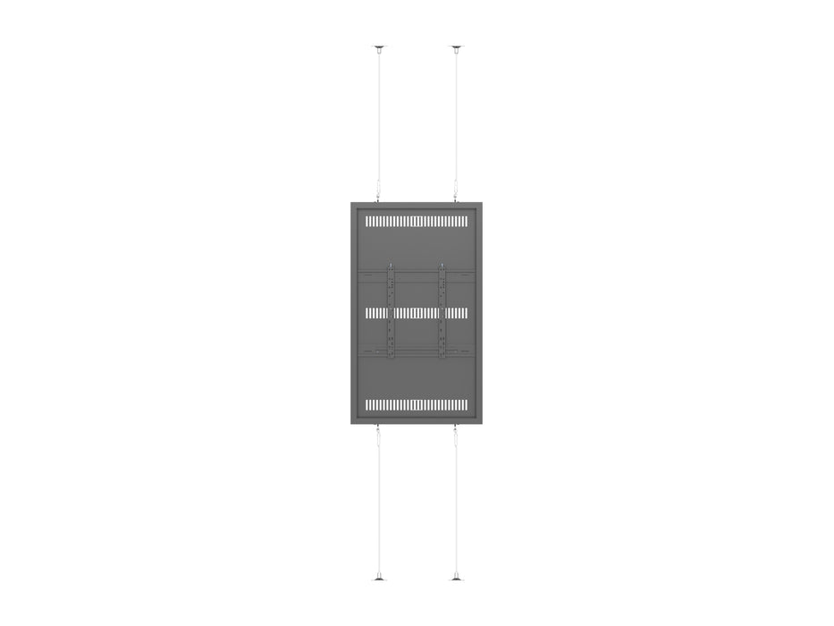 Multibrackets M Pro Series Enclosure 55" Wire F2C Medium Black Signage Display Enclosures Multibrackets