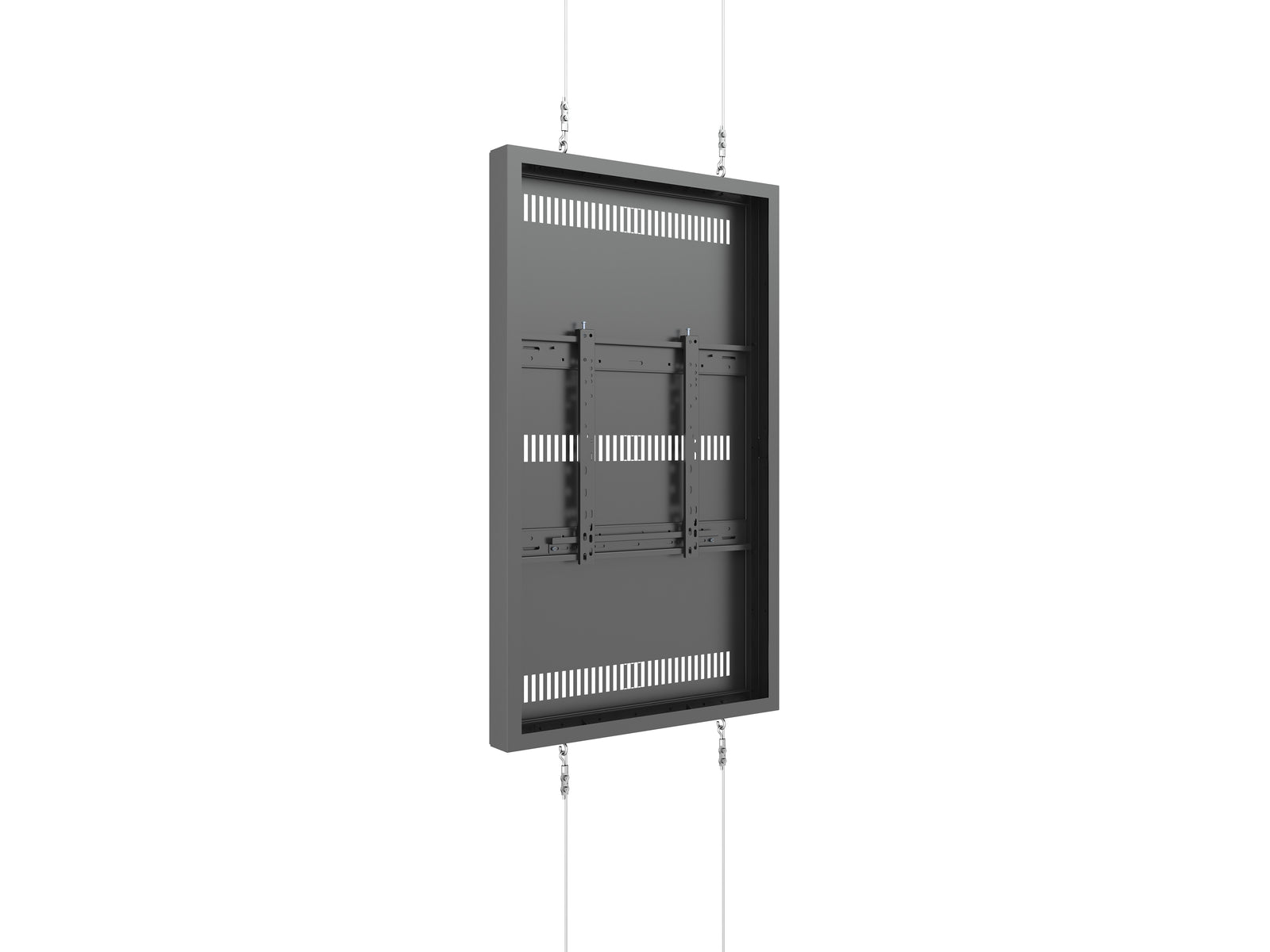 Multibrackets M Pro Series Enclosure 55" Wire F2C Medium Black Signage Display Enclosures Multibrackets