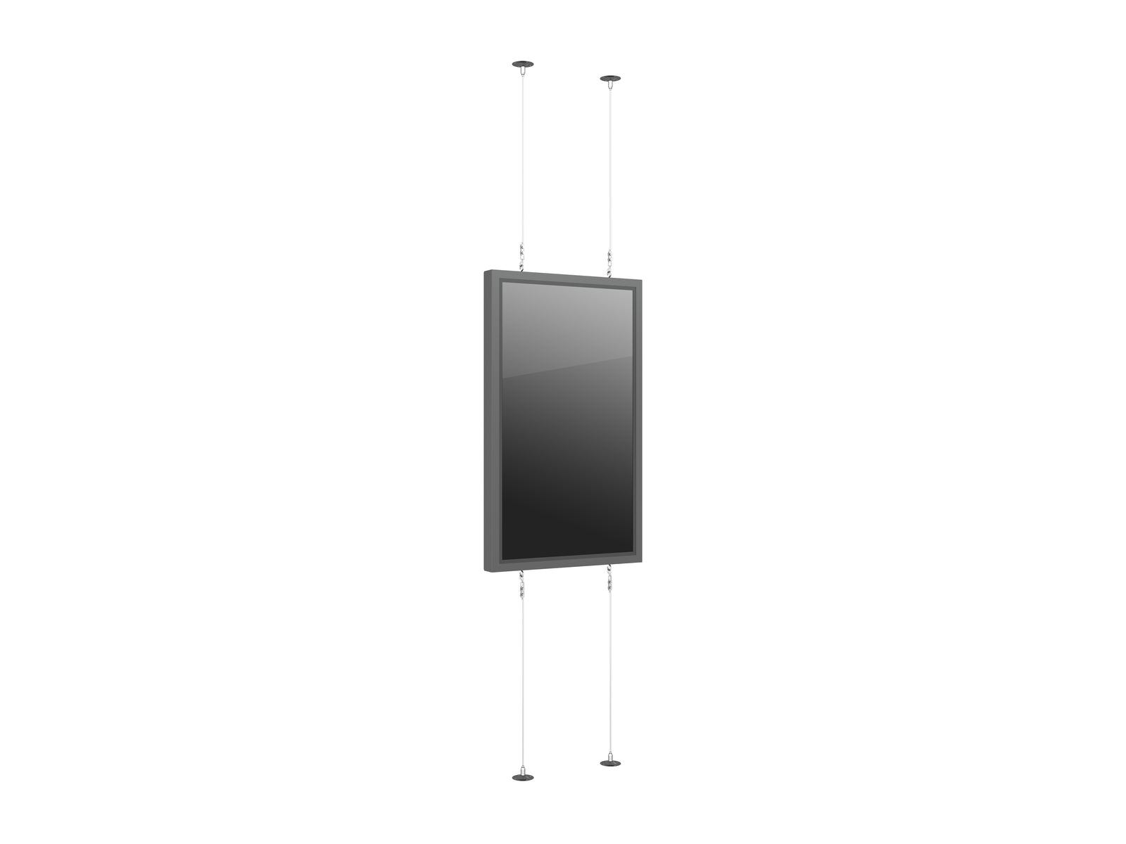 Multibrackets M Pro Series Enclosure 55" Wire F2C Medium Black Signage Display Enclosures Multibrackets