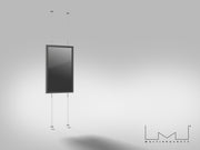 Multibrackets M Pro Series Enclosure 55" Wire F2C Medium Black Signage Display Enclosures Multibrackets