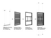 Multibrackets M Pro Series Enclosure 55" Wire F2C Medium Black Signage Display Enclosures Multibrackets