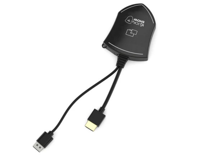 Kindermann Klick&Show 1080P HDMI Transmitter for K-40/K-FX Base Units | 7488000344 Wireless Presentation System Kindermann