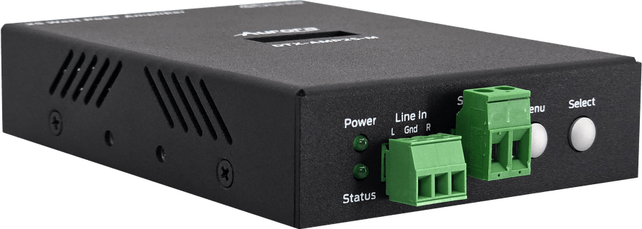 Aurora Multimedia DTX-AMP25-M Dante 25 Watt PoE+ Amplifier Aurora Amplifier Aurora