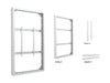 Multibrackets M Pro Series Enclosure 75" High Brightness Wall Large White Signage Display Enclosures Multibrackets