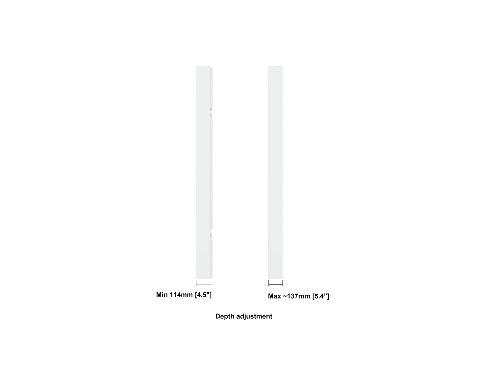 Multibrackets M Pro Series Enclosure 75" High Brightness Wall Large White Signage Display Enclosures Multibrackets