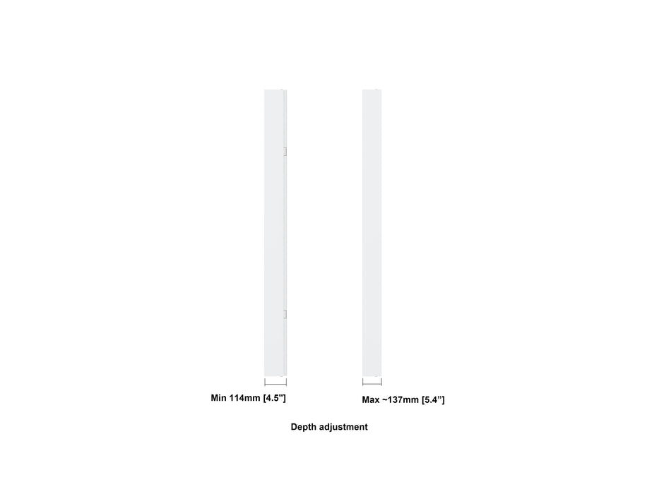 Multibrackets M Pro Series Enclosure 75" High Brightness Wall Large White Signage Display Enclosures Multibrackets