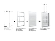 Multibrackets M Pro Series Enclosure 75" High Brightness Wall Large White Signage Display Enclosures Multibrackets