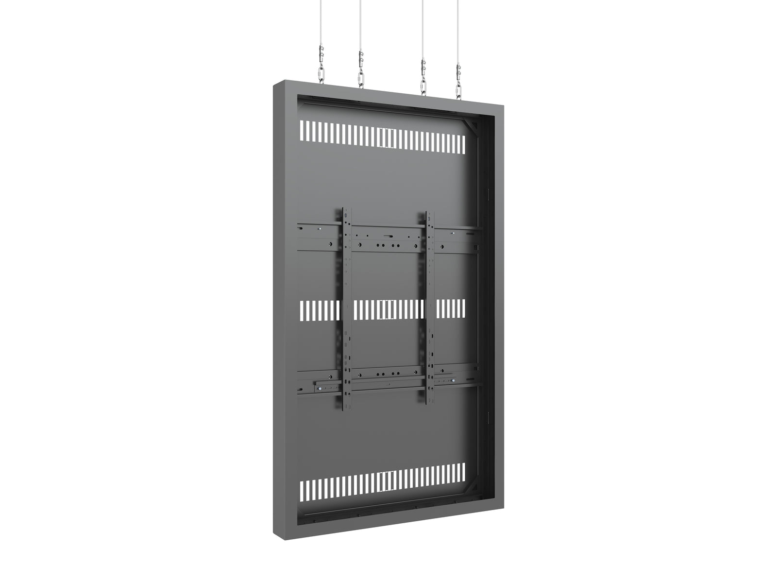 Multibrackets M Pro Series Enclosure 75" High Brightness Wire Large Black Signage Display Enclosures Multibrackets