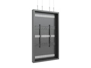 Multibrackets M Pro Series Enclosure 75" High Brightness Wire Large Black Signage Display Enclosures Multibrackets