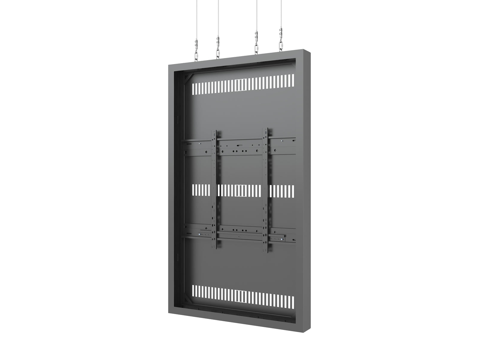 Multibrackets M Pro Series Enclosure 75" High Brightness Wire Large Black Signage Display Enclosures Multibrackets