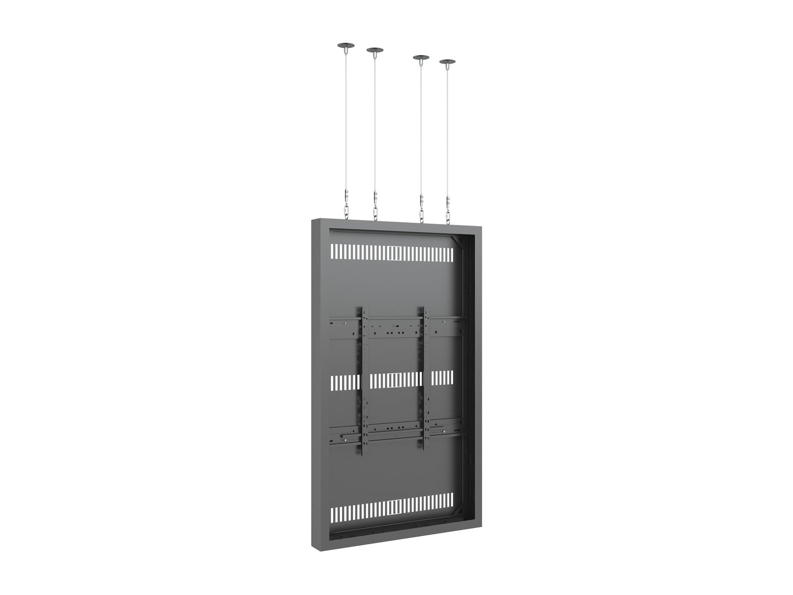 Multibrackets M Pro Series Enclosure 75" High Brightness Wire Large Black Signage Display Enclosures Multibrackets