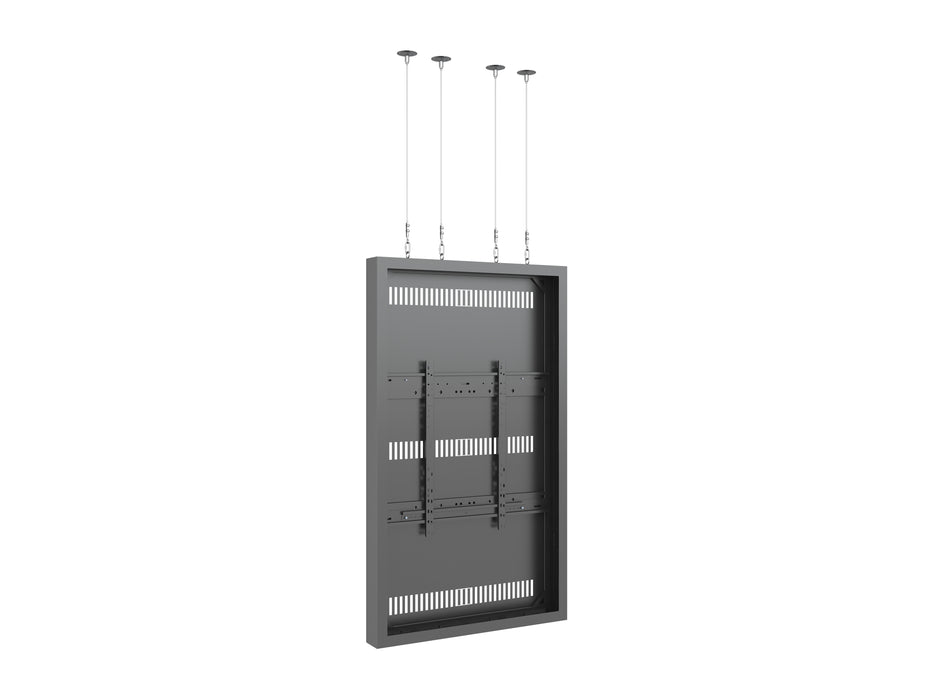 Multibrackets M Pro Series Enclosure 75" High Brightness Wire Large Black Signage Display Enclosures Multibrackets