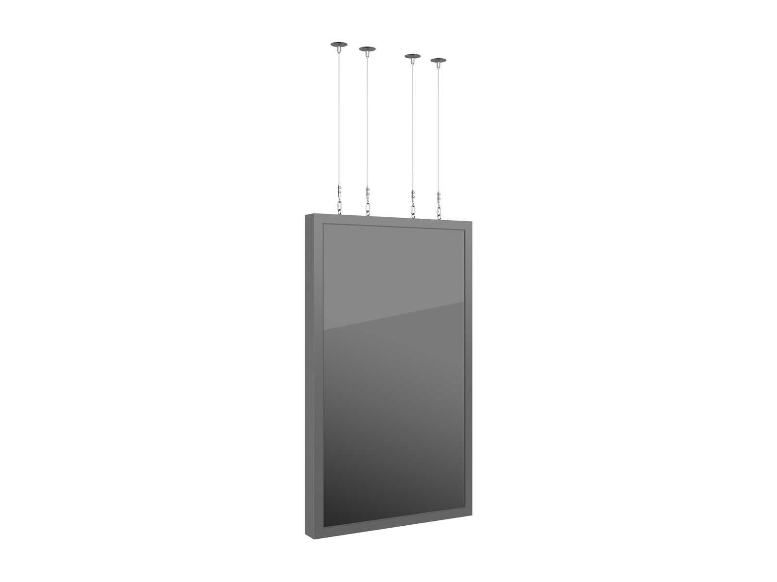 Multibrackets M Pro Series Enclosure 75" High Brightness Wire Large Black Signage Display Enclosures Multibrackets