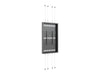 Multibrackets M Pro Series Enclosure 75" High Brightness Floor to Ceiling Wire Large Black Signage Display Enclosures Multibrackets