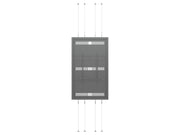 Multibrackets M Pro Series Enclosure 75" High Brightness Floor to Ceiling Wire Large Black Signage Display Enclosures Multibrackets
