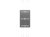 Multibrackets M Pro Series Enclosure 75" High Brightness Floor to Ceiling Wire Large Black Signage Display Enclosures Multibrackets