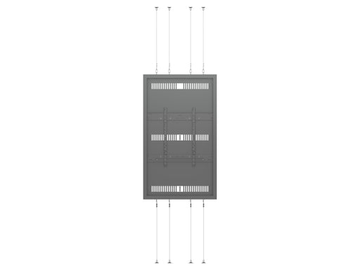 Multibrackets M Pro Series Enclosure 75" High Brightness Floor to Ceiling Wire Large Black Signage Display Enclosures Multibrackets