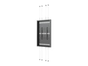 Multibrackets M Pro Series Enclosure 75" High Brightness Floor to Ceiling Wire Large Black Signage Display Enclosures Multibrackets