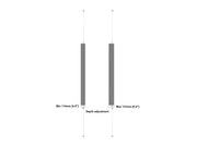 Multibrackets M Pro Series Enclosure 75" High Brightness Floor to Ceiling Wire Large Black Signage Display Enclosures Multibrackets