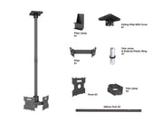 Multibrackets 17" - 32" 32BDL-4050D 0.8m Display Ceiling Mount Pro For 2 Screens Ceiling Mount Bracket Multibrackets