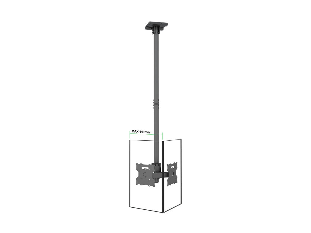 Multibrackets 17" - 32" 32BDL-4050D 0.8m Display Ceiling Mount Pro For 2 Screens Ceiling Mount Bracket Multibrackets