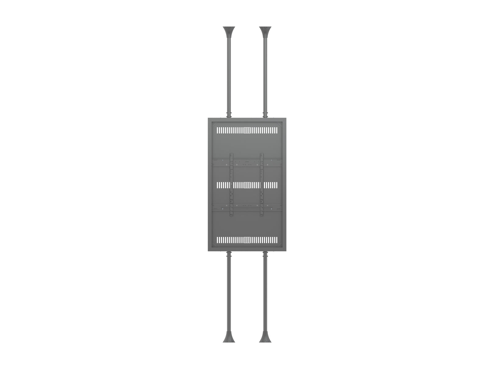 Multibrackets M Pro Series Enclosure 75" High Brightness Floor to Ceiling Large Black Signage Display Enclosures Multibrackets