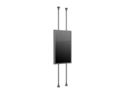 Multibrackets M Pro Series Enclosure 75" High Brightness Floor to Ceiling Large Black Signage Display Enclosures Multibrackets